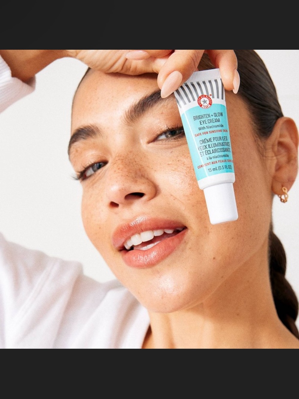 First Aid Beauty Brighten + Glow Eye Cream - 15ml full size